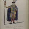 Hellebaardier (Cent Suisse) onder Willem V. 1785