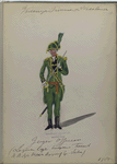 Jager Officier (Legioen van den Rijngraaf van Salm). 1785