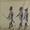 Burgerij van Amsterdam, 1785. I: Sergeant der Grenadiers, Grenadier en Musketier