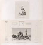 1. Abou-faqir ou mendiants égyptiens.  2. Vue de l'intérieur de la Mosquée de St. Athanase; Colonne de Pompée; Obélisque de Cléopâtre.