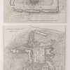 1. Ruines d'un temple d'Ysis [Isis] près Beibeth [Behbeit el-Hagar] (top).  2. Ruines de Sann [San el-Hagar = Tanis] (bottom).