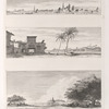 1. Tombeaux des Khalifes; 2. Le vieux Caire; 3. Le Miqyâs [nilomètre].