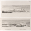 1. Tombeaux des Khalifes près du Caire; 2. Attaques d'Arabes près des murts [murs] du Caire.