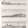 1. Vue de Benisuef; 2. Vue de Siut ou Osiot [Asyût]; 3. Sépultures arabes à Zaoye.