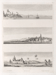 1. Vue de Benisuef; 2. Vue de Siut ou Osiot [Asyût]; 3. Sépultures arabes à Zaoye.