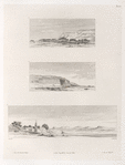 1. Vue du Couvent blanc; 2. Déïr beyâdh, le Couvent blanc; 3. Vue de Minyéh [Minyâ].