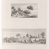 1. Karavanseray; 2. Vue de Djirdieh (Girgé, Guirga).