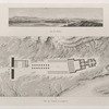 1. Vue de Thèbes. 2. Plan du Temple de Loùqssor [Luxor].