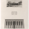 1. Tente d' Arabes. 2. Plan de Portique. 3. Portique du temple de Latopolis  à Esnê.