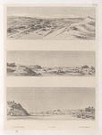 1. Entrée du Nil en Egypte. 2. Vue de Syéné. 3. Vue de l'isle Eléphantine.