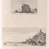 1. Block de granit. 2. Rochers de granit.