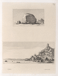 1. Block de granit. 2. Rochers de granit.