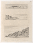 1. Antinoé vu du Nil. 2. Couvent de la Chaine du Nord au Sud. 3. Le même Couvent du Sud au Nord.