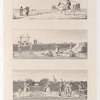1. Bédouins dans le desert. 2 et 3. Maniere de monter le'eau pour arroser les terres.