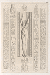 1. La face orientale de l'obelisque qui est devant le temple de Luxor. 2. Le tòrse d'une statue colossale. 3. Inscription de Apollinpolis. 4. Une inscription, trouvée à Thebes sur une statue fragmentée. 5. Une grande figure en bas-relief, sur le plafond