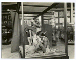 Life-size group in plaster of Paris, illustrating the quarry shopwork