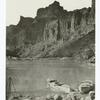 Grand Canyon, two Powell boats in foreground