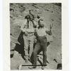 Powell inquiring of the Piute chief the way to a water pocket