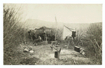 The Powell expedition in camp.
