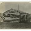 First house built in Lawrence, Kansas, built about 1854