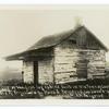 One of the first log cabins built in 1872 in the town of []astad [] of Fergus Falls, by Hans S. Bergerud, now owned by K.H. Bergerud