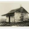 One of the first log cabins built in 1872 in the town of []astad [] of Fergus Falls, by Hans S. Bergerud, now owned by K.H. Bergerud