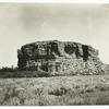 Pompey's pillar from south, Lewis & Clark expedition (see Clark's journal eastbound)