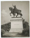 Statue of Saint Louis, patron saint of St. Louis, Mo.