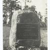 Monument and tablet erected near cliff ranger station by D.A.R. of Arizona to commemorate the pioneer women of Arizona. Coconino National Forest, Arizona.
