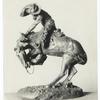 Rattlesnake, bronze by Frederic Remington