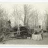 Belt driven farm machine