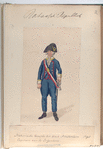 Nationale Guarde der Stad Amsterdam. Capitain van de  Infanterie. 1795