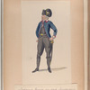 Nationale Guarde der Stad Amsterdam. Onderofficier van de  Infanterie. 1795