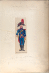 Regiment Artillerie. Kanonnier (Uniform Cordes). 1795