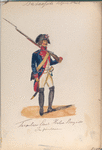 Fusilier Eerst Halve Brigade Infanterie. 1795