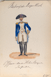 Officier Derde Halve Brigade Infanterie. 1795