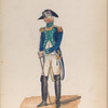 Officier Vijfde Halve Brigade Infanterie. 1795