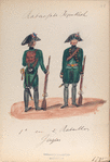 1-o en 2-o Bataillon Jagers. 1795