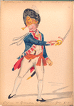Vereenigde Provincien der Nederlanden. Officier de Grenadier de Hollandes Garde