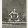 Fille turque jouant du canon