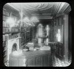 Cathedral Branch, 564 Lexington Ave., interior view of desk and shelves same narrow room, main floor