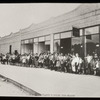 Clason's Point, Children line up outside Clason's Point Sub-Branch of the Extension Services in the Bronx
