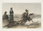 Fort of Killeh Abdooleh. Troopers of the Auchukzye horse.