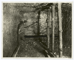 Preparing to blast a vein.