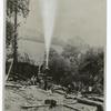 A Gas Well Blowing Wild.