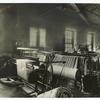 A Weaving Room, with Looms in Action.