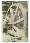 Driving Wheel of an Old Rolling Mill.