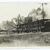 Steam Derrick loading Logs on to a Railway Car, Louisiana.