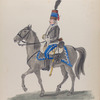 Vereenigde Provincien der Nederlander. Huzaar van Van Heeckeren