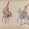 Vereenigde Provincien der Nederlander. Huzaar de Frans Emigrant
